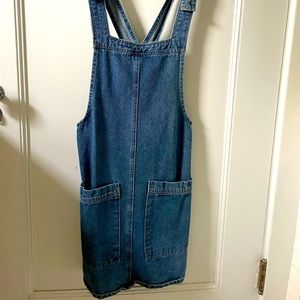 Denim overall dress size 2